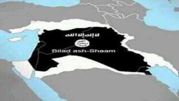 داعش يرسم خريطة لدولته الإسلامية ببلاد الشام تشمل الكويت