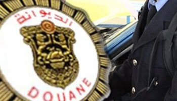 موظفو الديوانة يُنفذون وقفة احتجاجية اما مجلس نواب الشعب