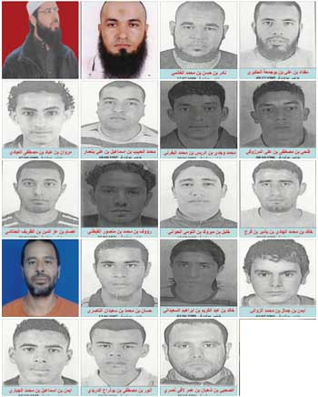 حصري : 4 ارهابيين من الذين نشرت الدّاخليّة صورهم أصيلي معتمديّة سجنان