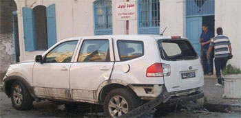 وزارة الداخلية:عبوة ناسفة تقليدية الصنع تتسبب في انفجار سيارة بحلق الواد