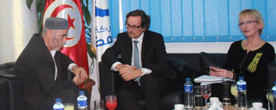 الصادق شورو يناقش التجربة الديمقراطية مع سفير ألمانيا لدى تونس