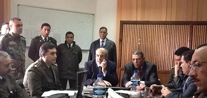 الجبالي يتابع  عن كثب الأوضاع الأمنية أثناء جنازة بلعيد