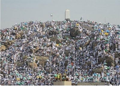 توافد أكثر من مليون و800 حاج على صعيد عرفة