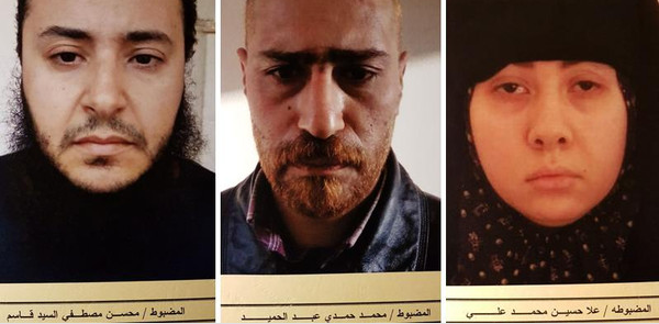 الكشف عن هويّة المتورطين في تفجير الكنيسة القبطية بالقاهرة (صور)